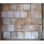 Glazed wall tile 4" x 4" in Vellum